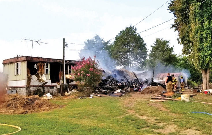 Fire in Madisonville